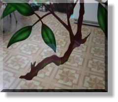 We are developing methods in which to airbrush colors into Carved Etched Glass but it's a Tedious Process.