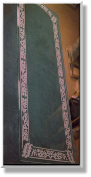 Stenciled Looking Border/Long Island
