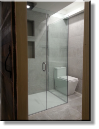 Hidden Shower Drain with Euro Shower Head