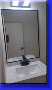 We Install Vanity and Wall Mirrors